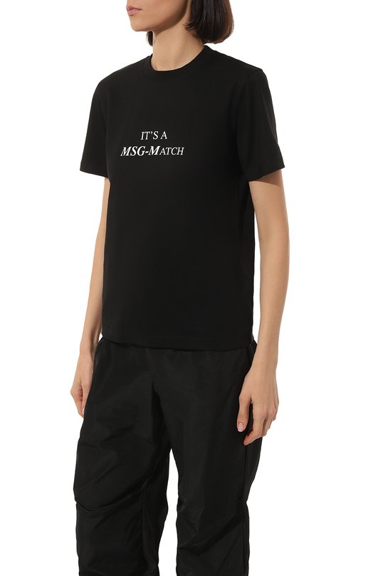 фото Хлопковая футболка msgm