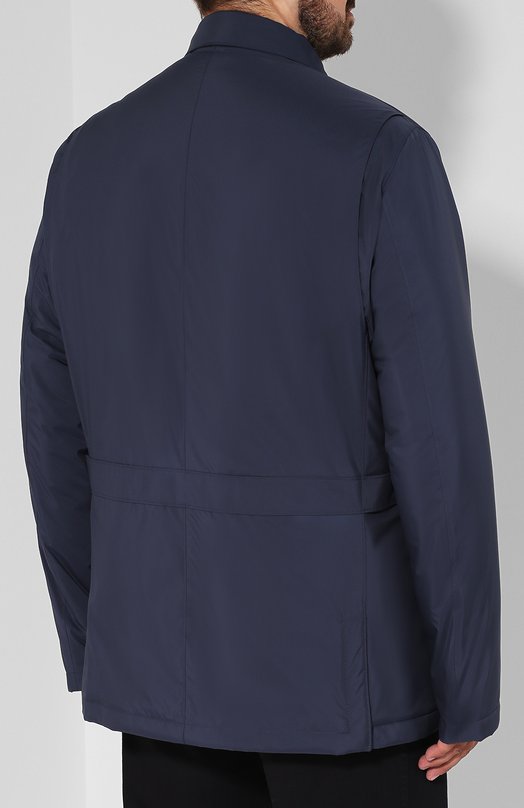 фото Куртка на молнии с внутренней меховой отделкой loro piana