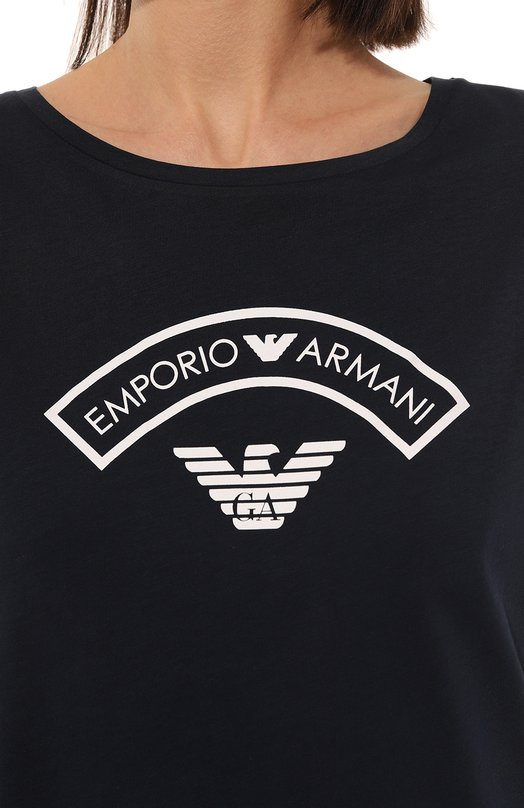 фото Хлопковая футболка emporio armani