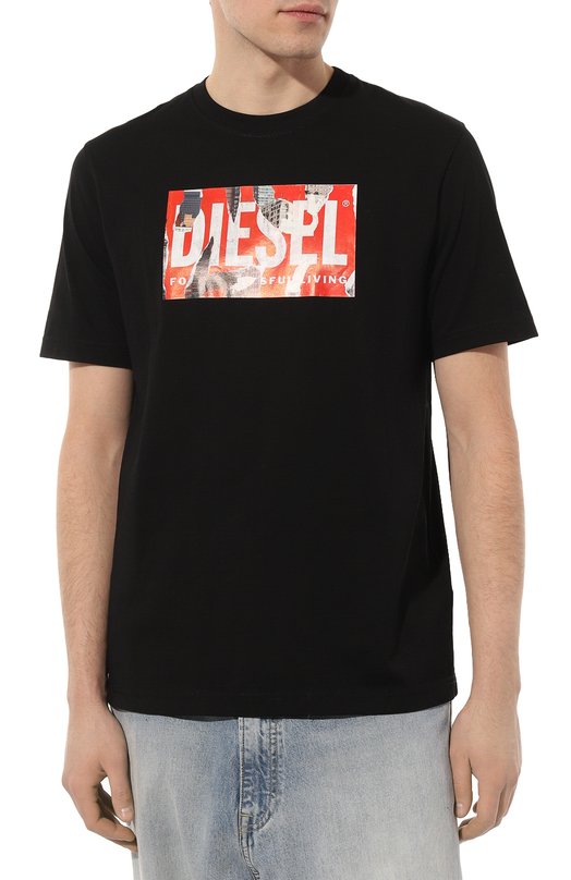 фото Хлопковая футболка diesel