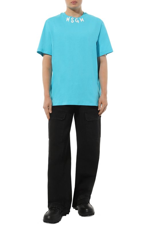 фото Хлопковая футболка msgm