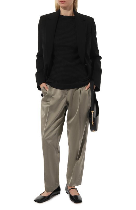 фото Брюки из вискозы и хлопка brunello cucinelli