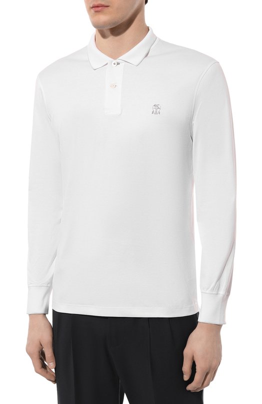 фото Хлопковое поло brunello cucinelli