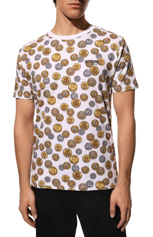 фото Хлопковая футболка moschino