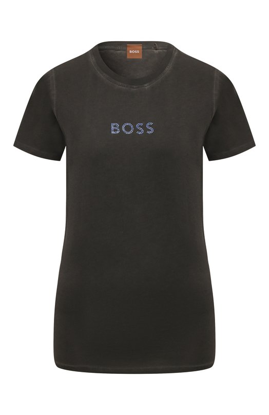 фото Хлопковая футболка boss