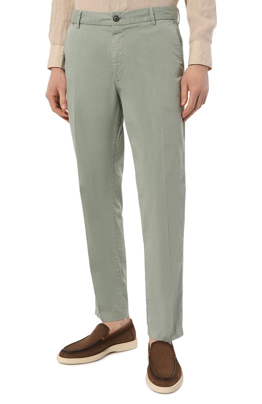 фото Хлопковые брюки boss