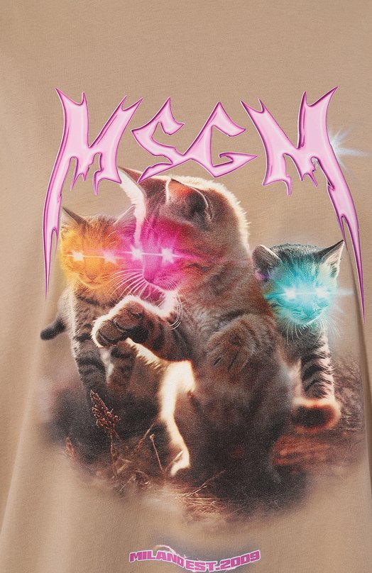 фото Хлопковая футболка msgm