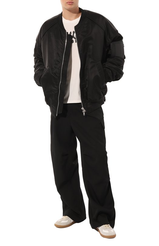 фото Хлопковая футболка mm6