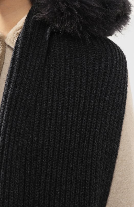 фото Кашемировый шарф с капюшоном brunello cucinelli