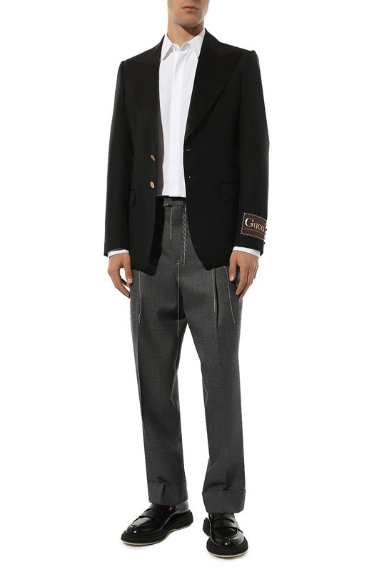 фото Шерстяные брюки gucci