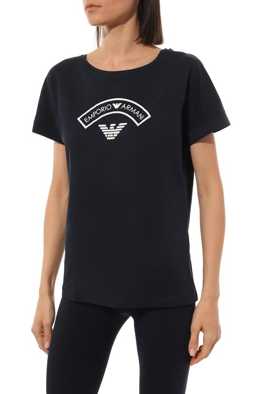 фото Хлопковая футболка emporio armani