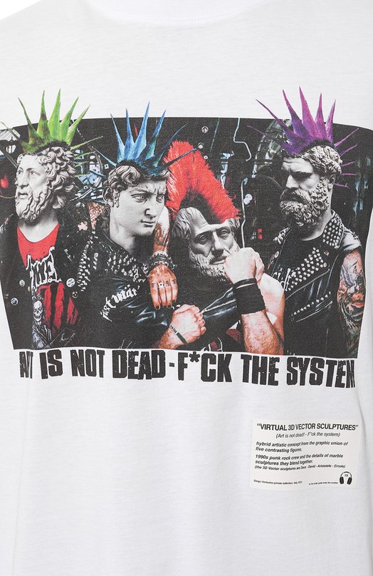 фото Хлопковая футболка diego venturino