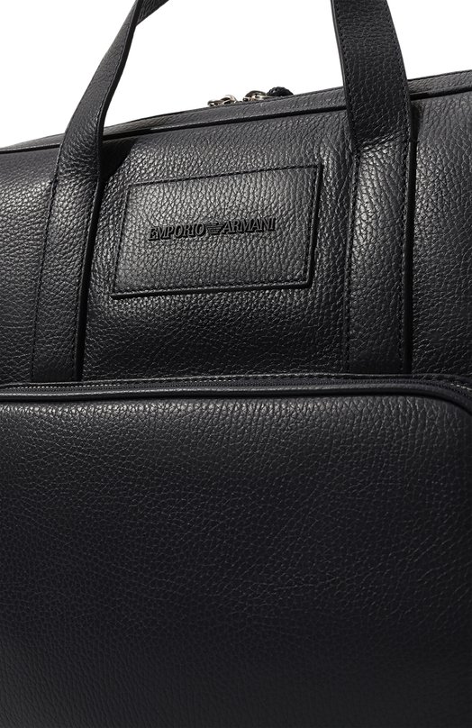 фото Кожаная сумка для ноутбука emporio armani