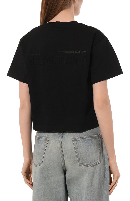 фото Хлопковая футболка helmut lang