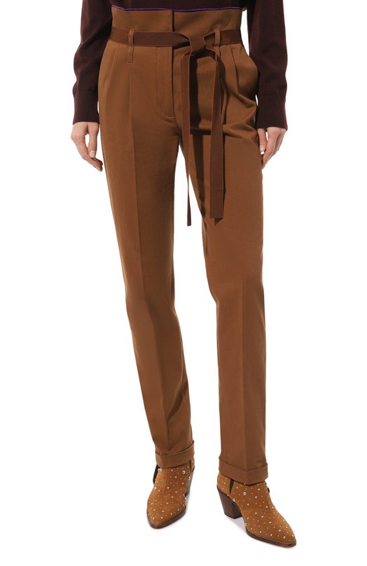 фото Хлопковые брюки alberta ferretti