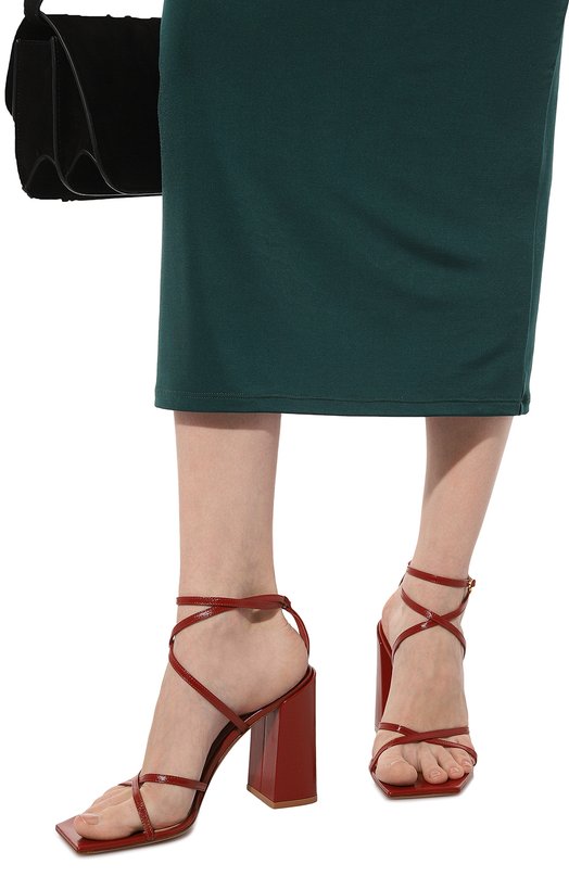 фото Кожаные босоножки ludovica gianvito rossi