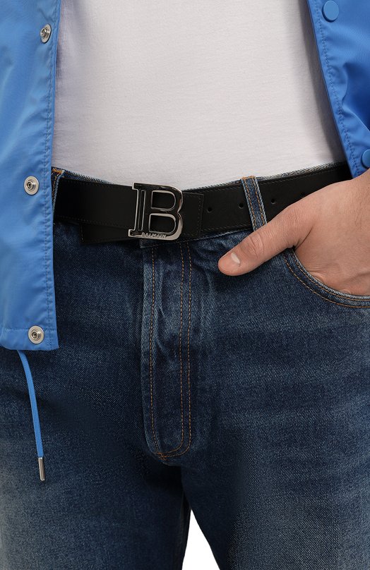 фото Кожаный ремень balmain