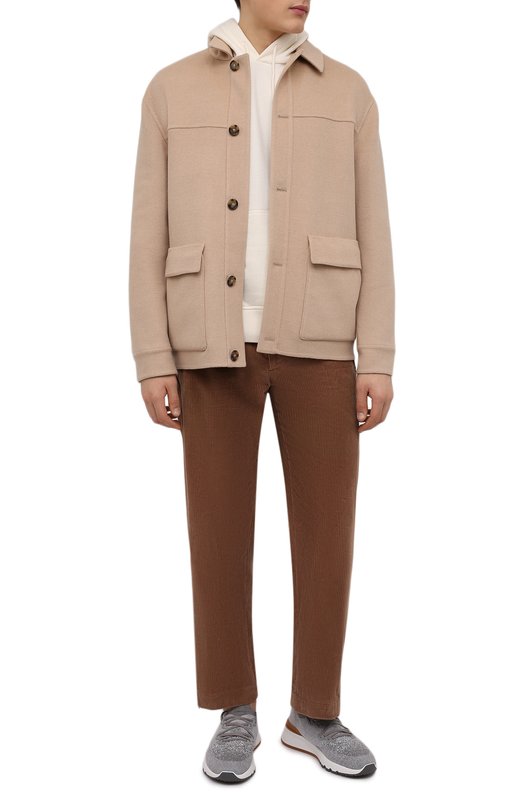 фото Текстильные кроссовки brunello cucinelli