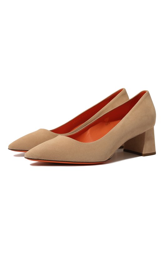 фото Замшевые туфли santoni