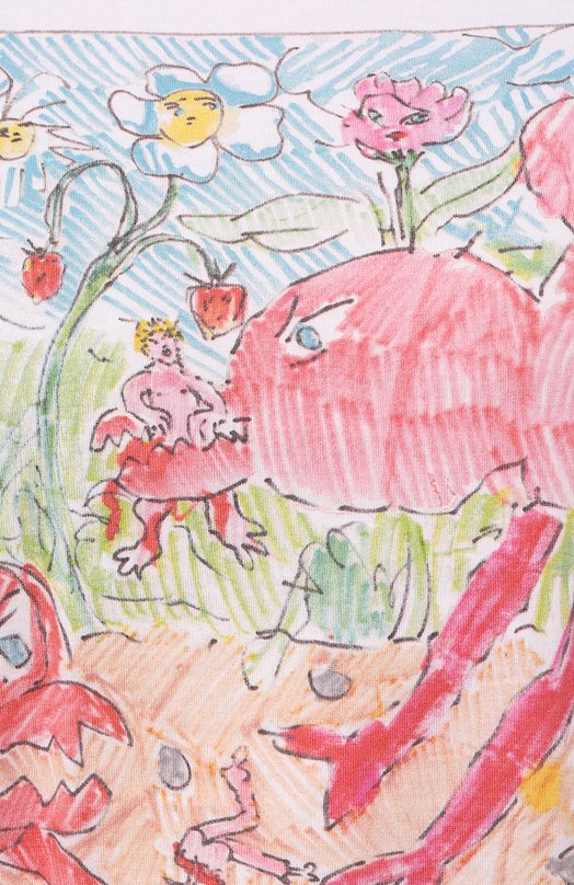 фото Хлопковая футболка marni