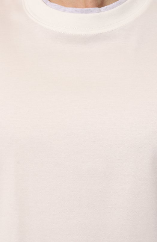 фото Хлопковая футболка brunello cucinelli