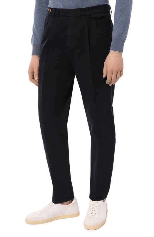 фото Хлопковые брюки brunello cucinelli