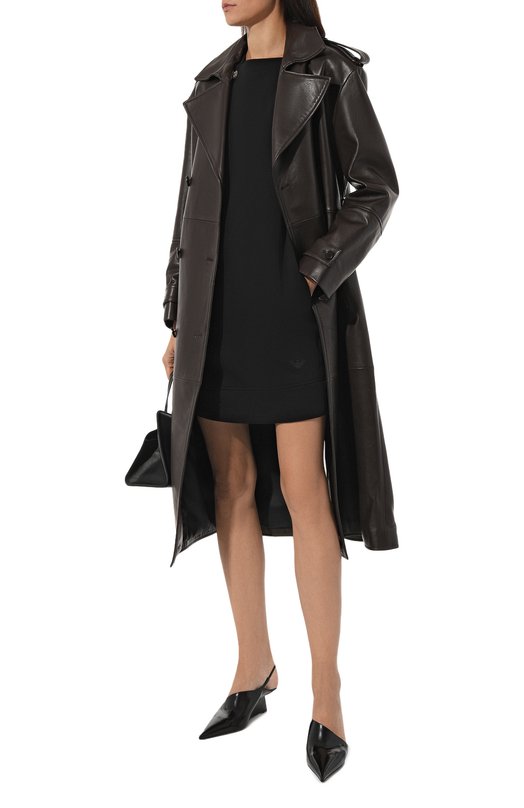 фото Хлопковое платье emporio armani