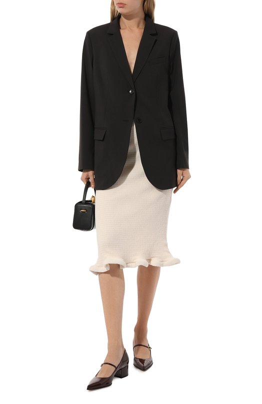 фото Кожаные туфли ribbon mary jane gianvito rossi