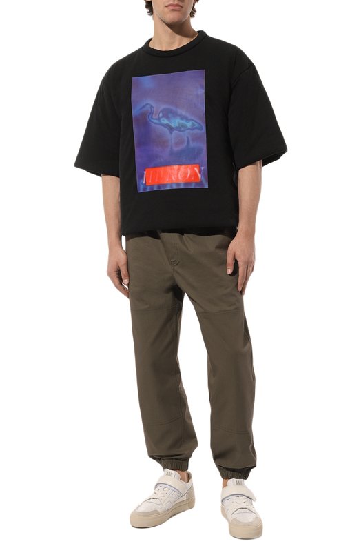 фото Хлопковая футболка heron preston