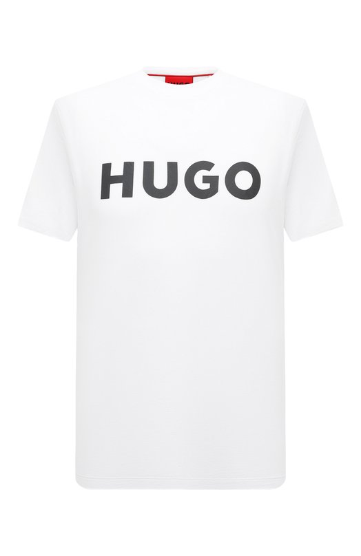 фото Хлопковая футболка hugo