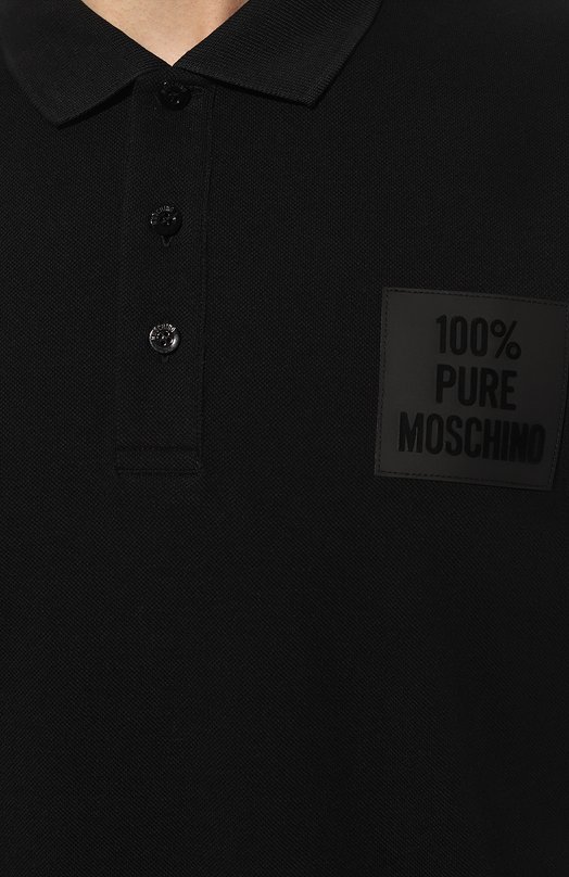 фото Хлопковое поло moschino