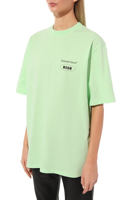 фото Хлопковая футболка msgm