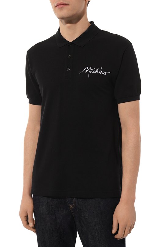 фото Хлопковое поло moschino