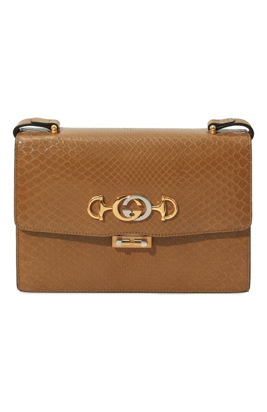 фото Сумка zumi small из кожи питона gucci