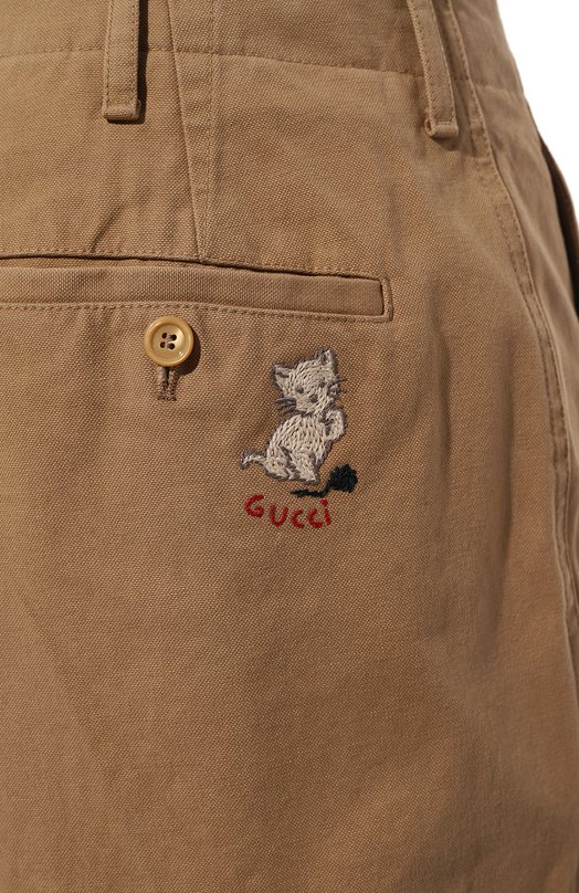 фото Хлопковые брюки gucci