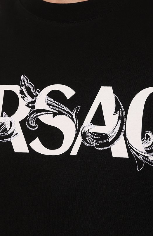 фото Хлопковая футболка versace