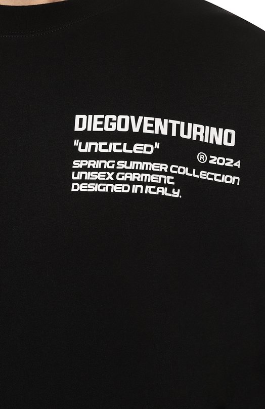 фото Хлопковая футболка diego venturino