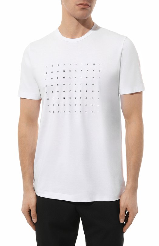 фото Хлопковая футболка corneliani