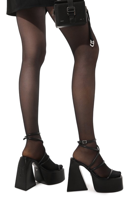 фото Кожаные босоножки angel naked wolfe