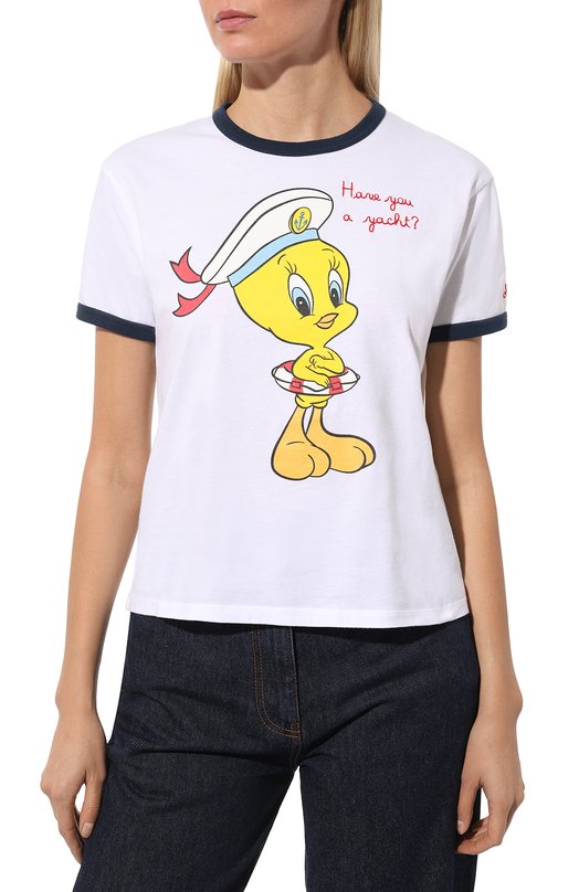 фото Хлопковая футболка mc2 saint barth