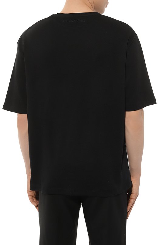 фото Хлопковая футболка stefano ricci