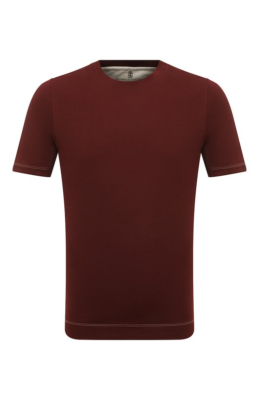 фото Хлопковая футболка brunello cucinelli