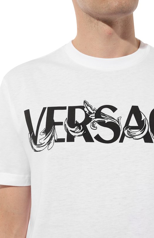 фото Хлопковая футболка versace