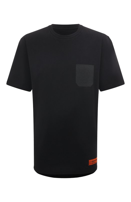 фото Хлопковая футболка heron preston