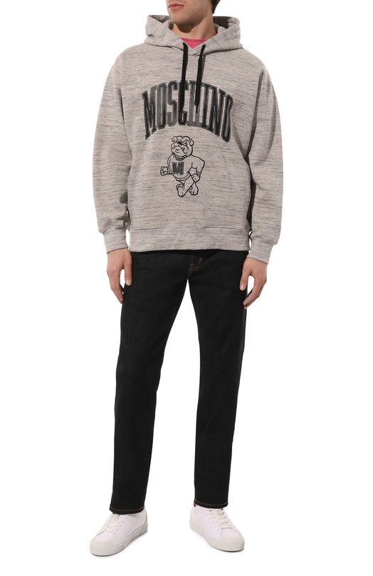 фото Хлопковое худи moschino
