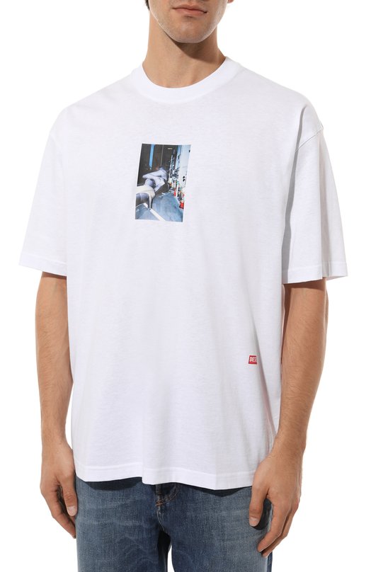 фото Хлопковая футболка diesel