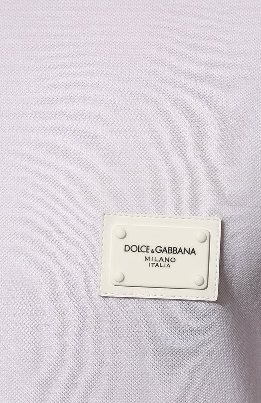 фото Хлопковое поло dolce & gabbana
