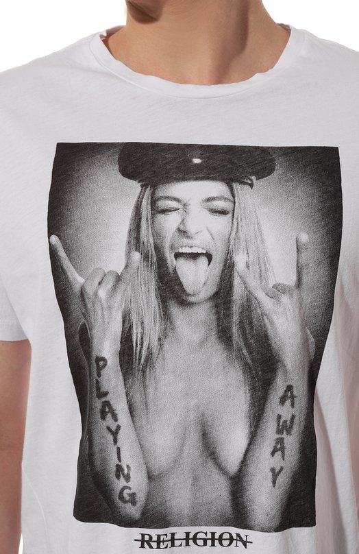 фото Хлопковая футболка religion