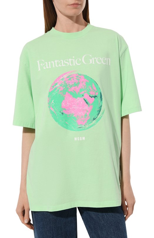 фото Хлопковая футболка msgm