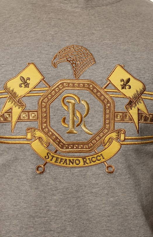 фото Хлопковая футболка stefano ricci